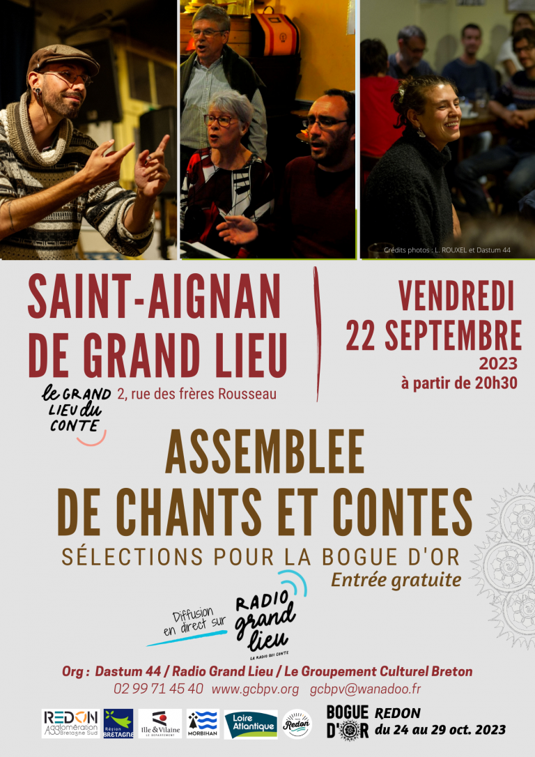 Assemblée de chants et contes – Sélections pour la Bogue d’Or 2023