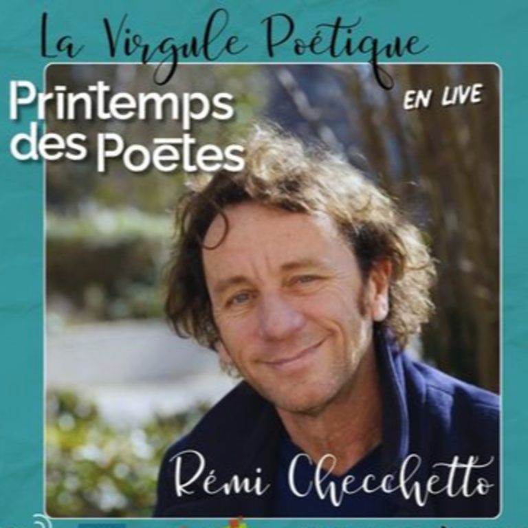 Rémi Checchetto invité de la Virgule Poétique