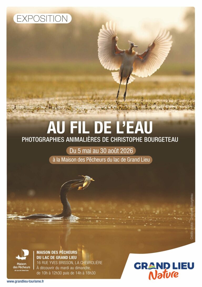 P.C.V Exposition : « Au fil de l’eau » visite guidée avec le photographe Christophe Bourgeteau